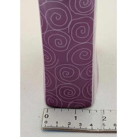 CAT-FLAT MATES-ROYAL WORCESTER-SADIE-Purple-White Swirls-Unique-Cat Lover - Picture 8 of 8